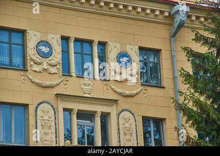 Minsk, weißrussische.stalinistische Empire-Stil. Stockfoto