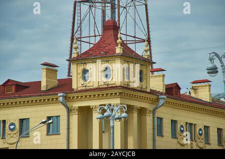 Minsk, weißrussische.stalinistische Empire-Stil. Stockfoto