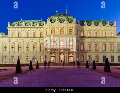 Schloss Belvedere in Wien, Österreich Stockfoto