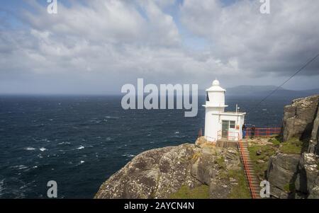 Sheeps Head Lighthouse in Ireland Westcoast Stockfoto