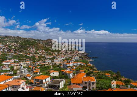 Stadt Camara de Lobos - Madeira Portugal Stockfoto