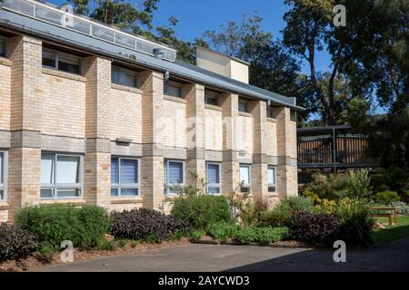 Blockgebäude für australische Schulen in Sydney, Australien Stockfoto