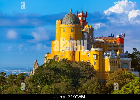 Pena-Palast in Sintra - Portugal Stockfoto