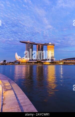 Skyline von Singapur Stockfoto