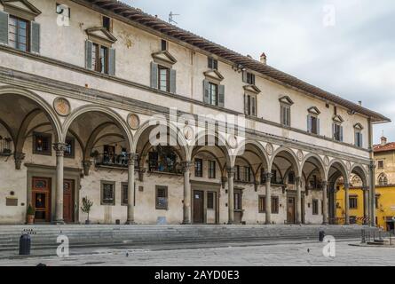 Piazza della Santissima Annunziata, Florenz, Italien Stockfoto