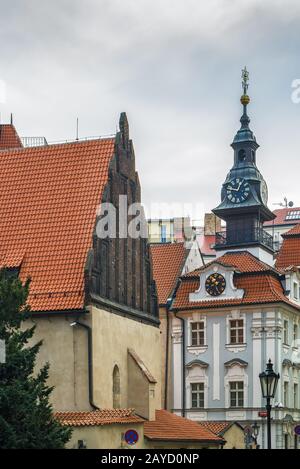 Alte Neue Synagoge, Prag Stockfoto