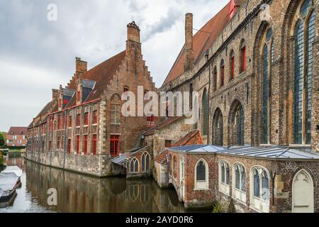 Old St. John's Hospital, Brüggen, Belgien Stockfoto