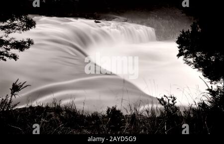 Haruru Falls Neuseeland Stockfoto