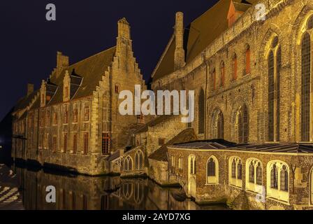 Old St. John's Hospital, Brüggen, Belgien Stockfoto