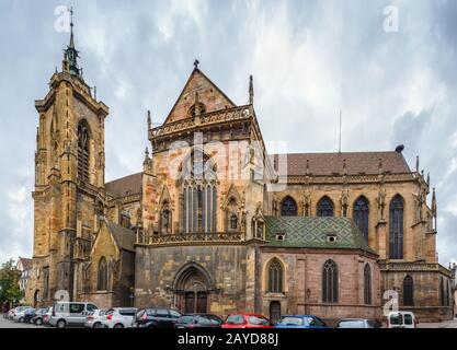 St. Martin Kirche, Colmar, Frankreich Stockfoto