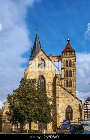 Kirche St. Dionysios, Esslingen am Neckar, Deutschland Stockfoto