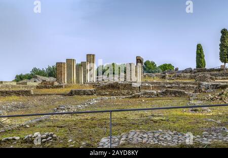 Ruinen in Italica, Spanien Stockfoto