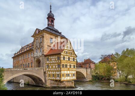 Altes Rathaus in Bamberg, Deutschland Stockfoto