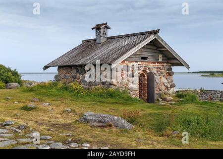 Große Zayatsky-Insel, Russland Stockfoto