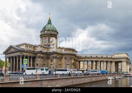 Kasaner Kathedrale, Sankt Petersburg, Russland Stockfoto