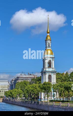 Marinekathedrale St. Nicholas, Sankt Petersburg, Russland Stockfoto