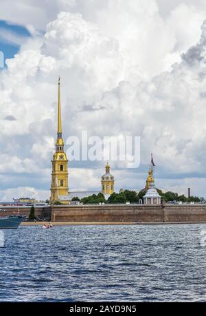 Peter-Pauls-Festung, Sankt Petersburg, Russland Stockfoto