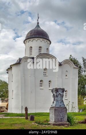 St. George's Church, Staraya Ladoga, Russland Stockfoto
