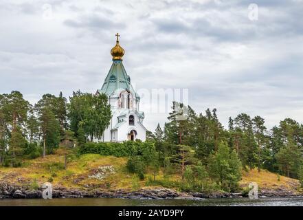 Kirche des Heiligen Nikolaus, Valaam, Russland Stockfoto