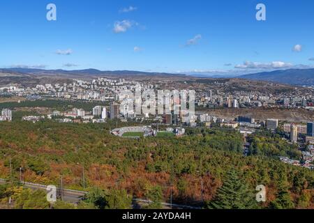 Blick auf neue Gebiete, Tiflis, Georgien Stockfoto