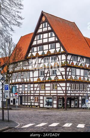 Fachwerkhäuser in Soest, Deutschland Stockfoto