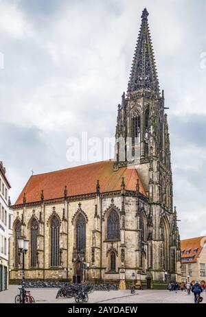 St. Lambert-Kirche, Münster Stockfoto