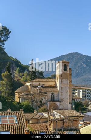 Kirche San Pedro de la Rua, Estella, Spanien Stockfoto