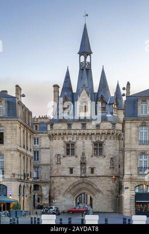 Porte Cailhau, Bordeaux, Frankreich Stockfoto