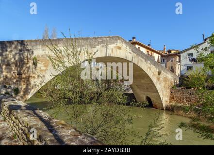 Picudo Bridge, Estella, Spanien Stockfoto