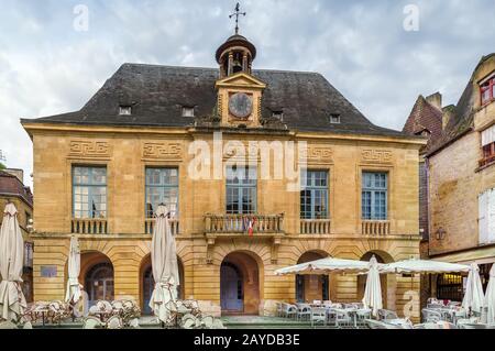 Rathaus von Sarlat-la-Caneda, Frankreich Stockfoto