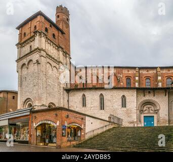 Kollegiatkirche Saint-Salvi, Albi, Frankreich Stockfoto