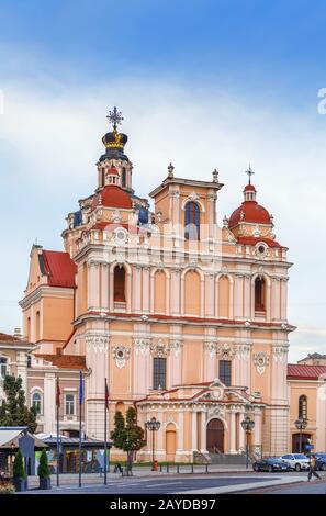 Kirche St. Casimir, Vilnius Stockfoto