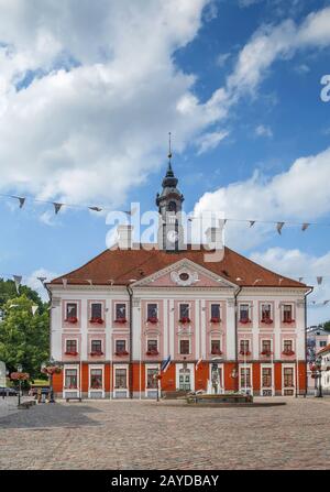 Rathaus von Tartu, Estland Stockfoto