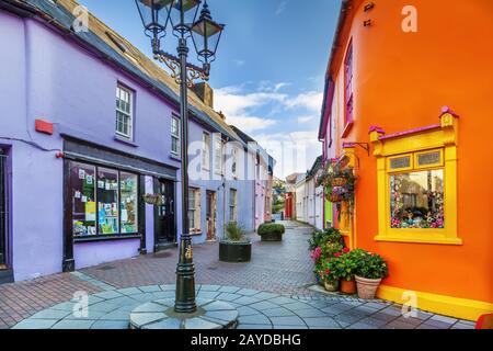 Straße in Kinsale, Irland Stockfoto