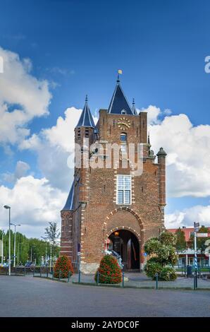 Amsterdamse Poort, Haarlem, Niederlande Stockfoto