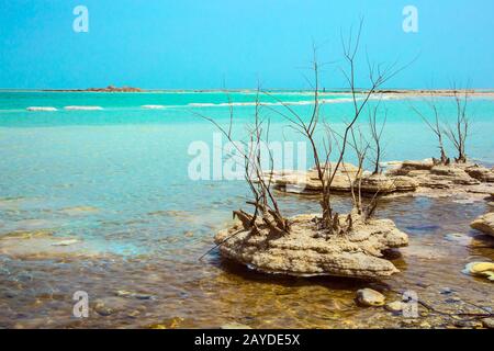 Malerische Salzinseln Stockfoto