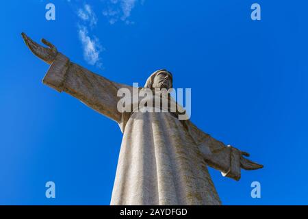 Die Cristo Rei Monument, das von Jesus Christus - Lissabon Portugal Stockfoto