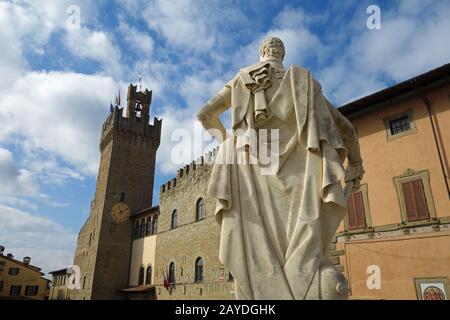 Denkmal des Ferdinando Medici in Arezzo Italien Stockfoto