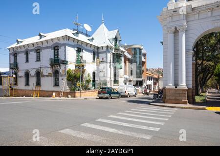 Sucre Bolivia Hauptsitz des periodischen Südkuriers Stockfoto