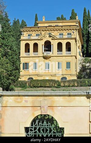 Villa Fidelia o Costanzii in Spello Italien Stockfoto