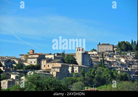 Spello in Italien Stockfoto