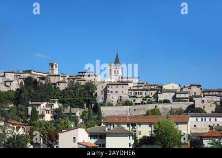 Spello in Italien Stockfoto