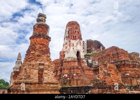 Wat Mahathath-Tempel, Ayutthaya, Thailand Stockfoto