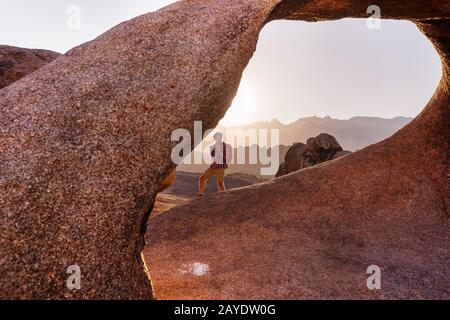 Alabama hills Stockfoto