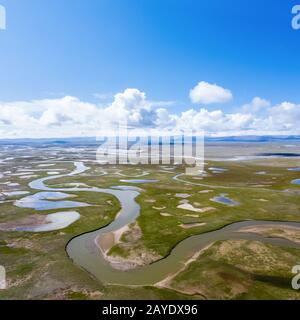 Schöne Wasserquellen Naturschutzregion Stockfoto