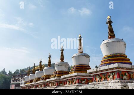 qinghai kumbum Klosterlandschaft Stockfoto
