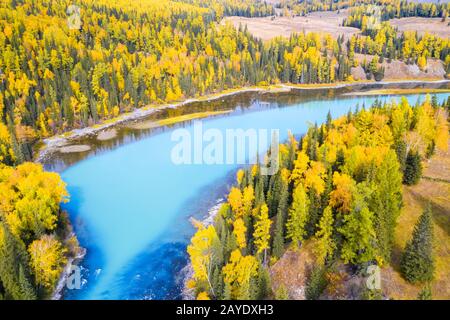 kanas Landschaft im Herbst, malerisch Stockfoto