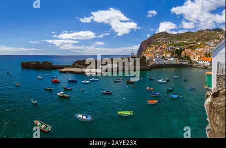 Stadt Camara de Lobos - Madeira Portugal Stockfoto