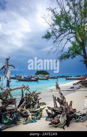 Tropischer Strand in Ko Lipe, Thailand Stockfoto