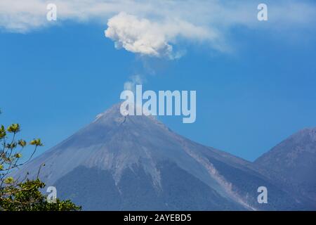 Vulkan in Guatemala Stockfoto